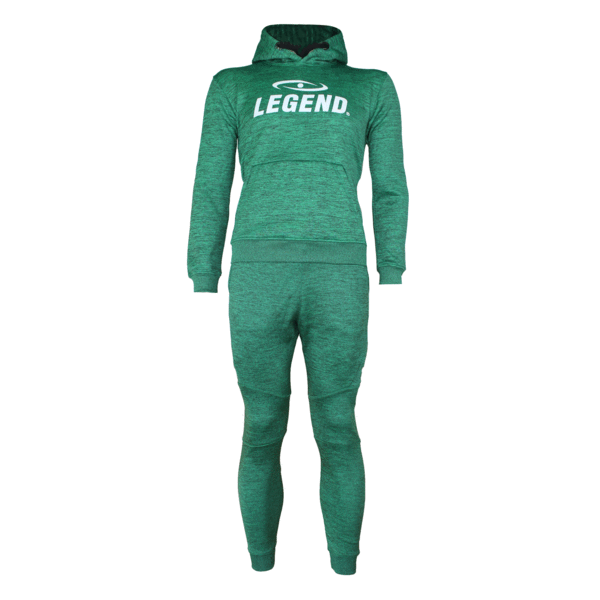 Hoodie Kids/Adults Green SlimFit Polyester