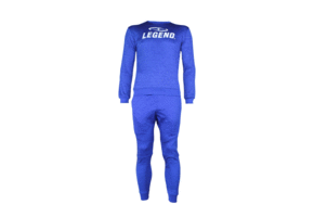Jogging Suit with Sweater Kids/Adults Blue SlimFit Polyester
