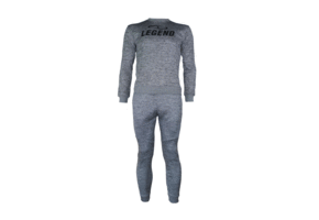 Jogging Suit with Sweater Kids/Adults Gray SlimFit Polyester
