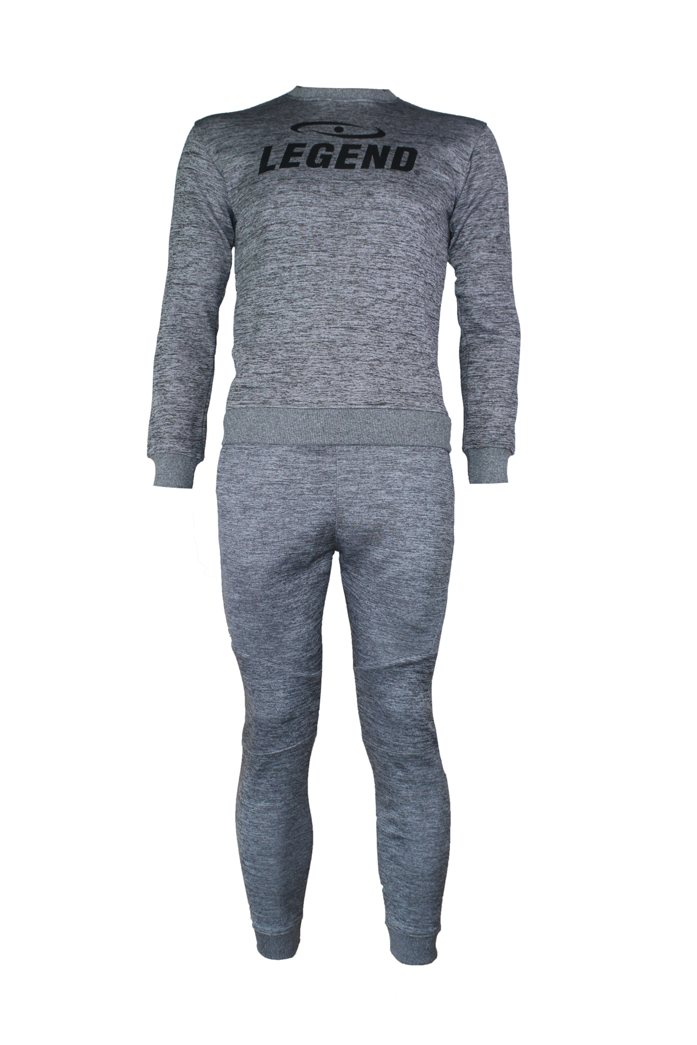 Jogging Suit with Sweater Kids/Adults Gray SlimFit Polyester
