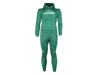Joggingpak Hoodie Kids/Volwassenen Groen SlimFit Polyester