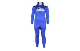 Joggingpak Hoodie Kids/Volwassenen Blauw SlimFit Polyester