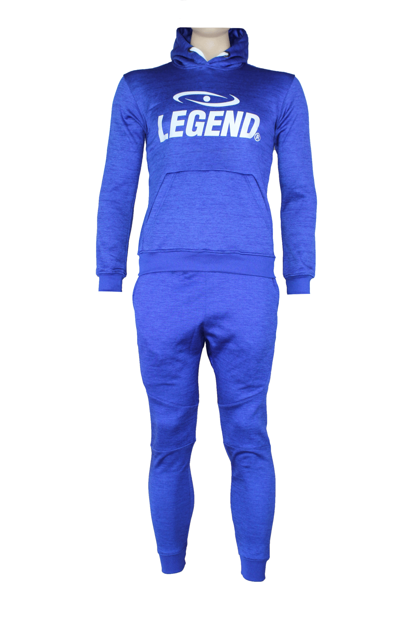 Jogging Suit with Hoodie Kids/Adults Blue SlimFit Polyester