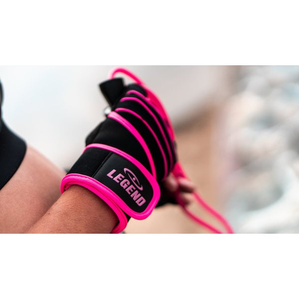 Fitness Gloves Ladies Pink Legend Grip