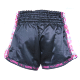Kickboxing Shorts Girls/Ladies Camo Pink Satin