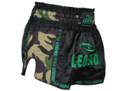 Kickboks Broekje Kids/Volwassenen Camo Army Satijn