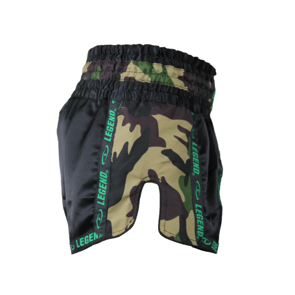 Kickboks Broekje Kids/Volwassenen Camo Army Satijn Kickboks Broekje Kids/Volwassenen Camo Army Satijn