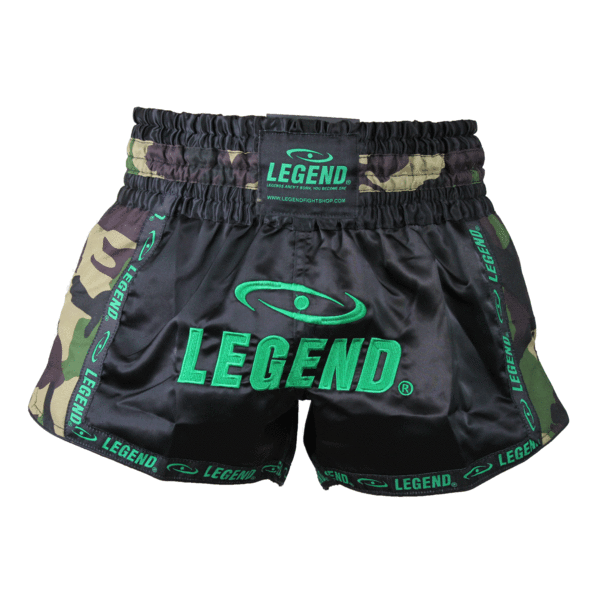 Kickboks Broekje Kids/Volwassenen Camo Army Satijn Kickboks Broekje Kids/Volwassenen Camo Army Satijn