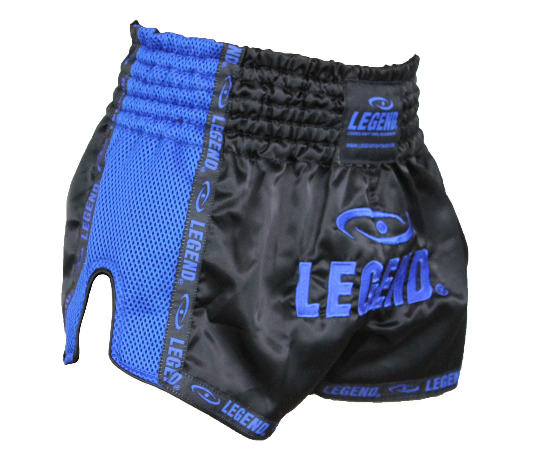 Kickboks Broekje Kids/Volwassenen Blauw Mesh