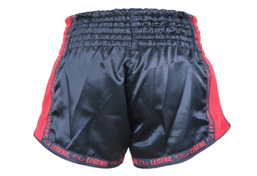 Kickboks Broekje Kind/Volwassene Rood Mesh