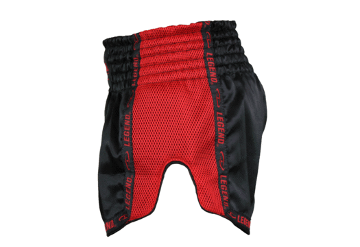 Kickboks Broekje Kind/Volwassene Rood Mesh