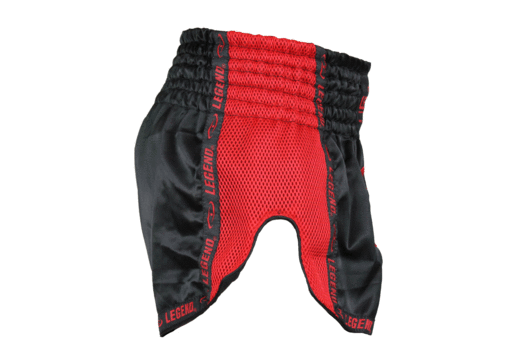 Kickboks Broekje Kind/Volwassene Rood Mesh
