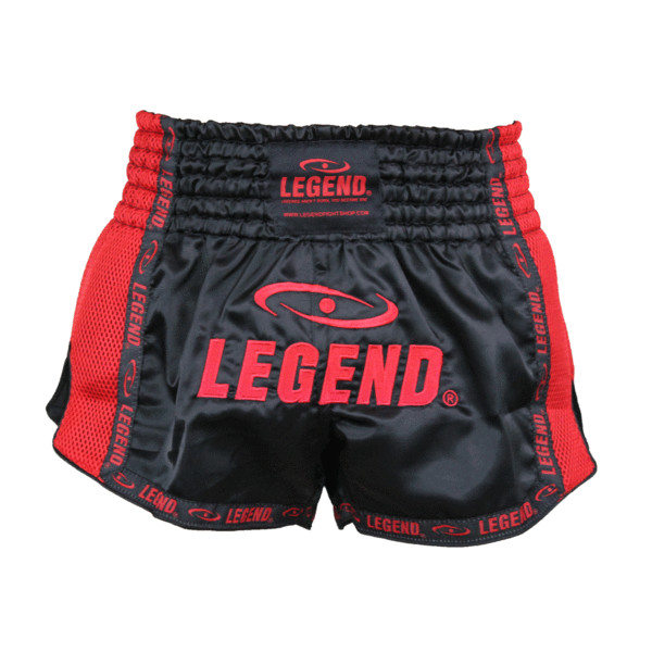 Kickboks Broekje Kind/Volwassene Rood Mesh Kickboks Broekje Kind/Volwassene Rood Mesh