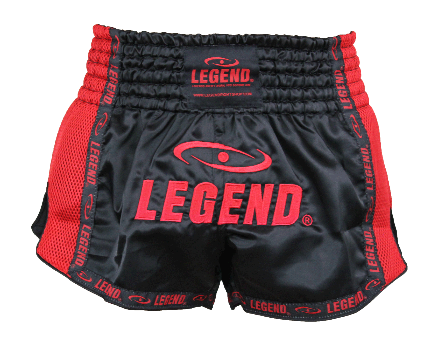 Kickboxing Shorts Child/Adult Red Mesh
