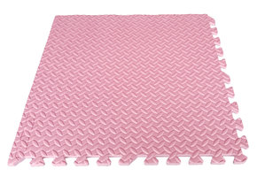 Puzzelmat Speelvloer/Fitness/Baby Gym  | 1.2 cm | Roze