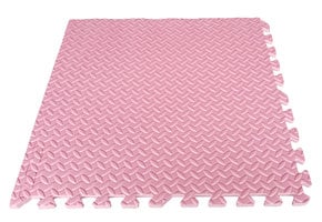 Puzzle Mat Play Floor/Fitness/Baby Gym | 1.2cm | Pink