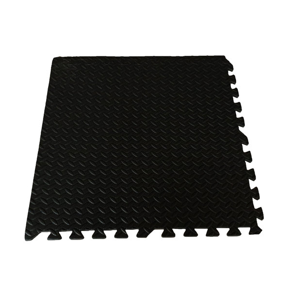 Puzzle Mat Play Floor/Fitness/Baby Gym | 1.2cm | Black