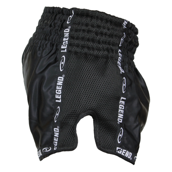 Kickboxing Shorts Kids/Adults Black Mesh