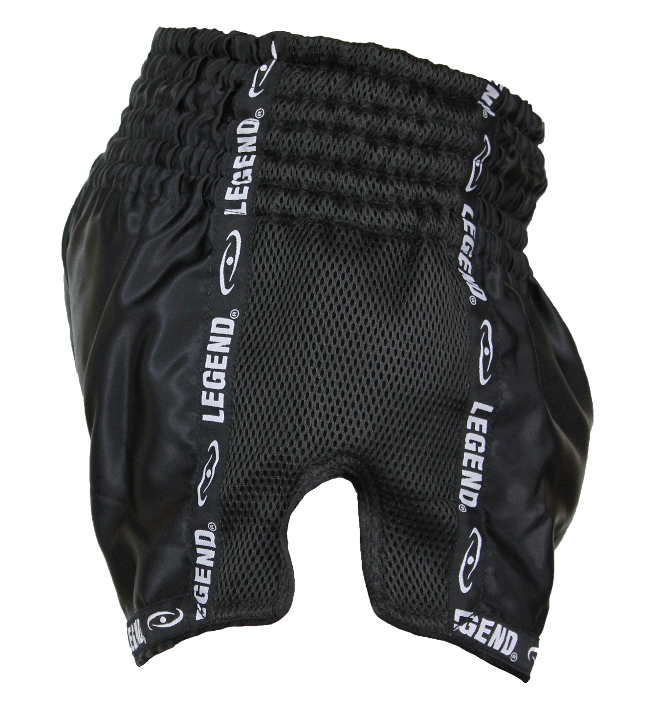 Kickboxing Shorts Kids/Adults Black Mesh