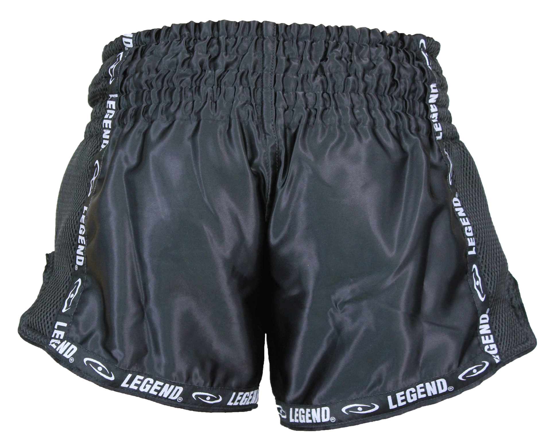 Kickboxing Shorts Kids/Adults Black Mesh