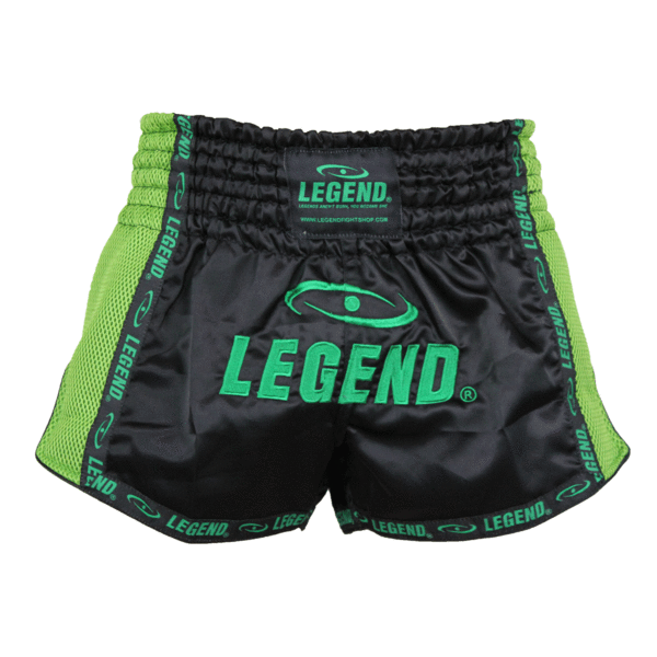Kickboxing Shorts Kids/Adults Green Mesh