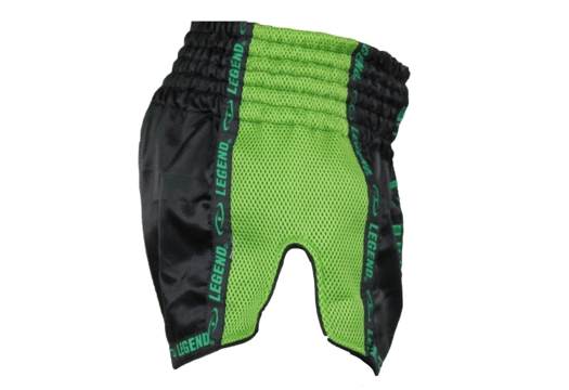 Kickboks Broekje Kids/Volwassenen Groen Mesh