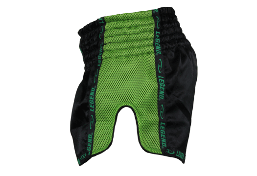 Kickboks Broekje Kids/Volwassenen Groen Mesh