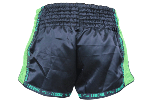 Kickboks Broekje Kids/Volwassenen Groen Mesh
