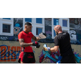 Focus Pads Pad White/Black Leather