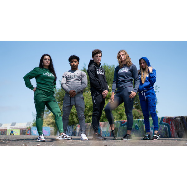 Hoodie ladies/men trendy Legend design Navy Blue