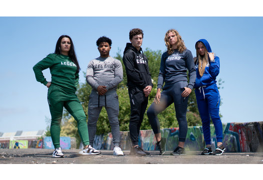 Joggingbroek Kids/Volwassenen Grijs SlimFit Polyester