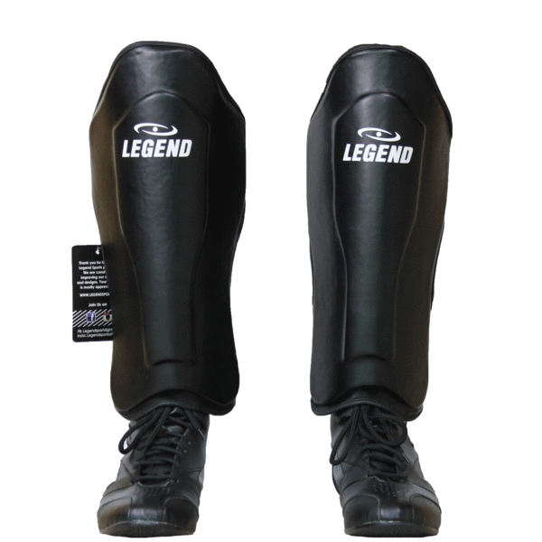 Krav Maga Scheenbeschermers Heren/Dames Zwart PU Krav Maga Scheenbeschermers Heren/Dames Zwart PU