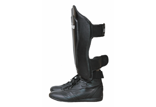 Krav Maga Scheenbeschermers Heren/Dames Zwart PU