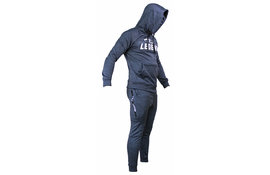 Joggingpak Hoodie Kids/Volwassenen Navy Blauw SlimFit Polyester