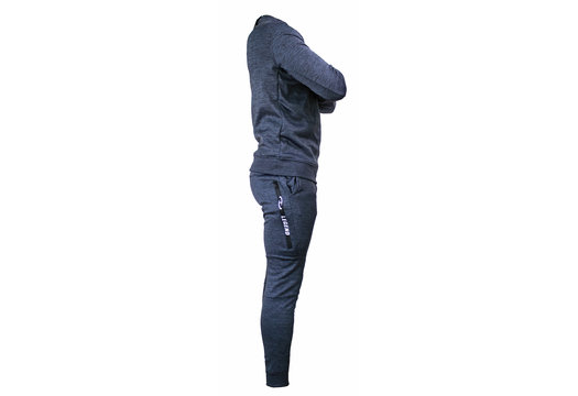 Joggingpak met Sweater Kids/Volwassenen Navy Blauw SlimFit Polyester