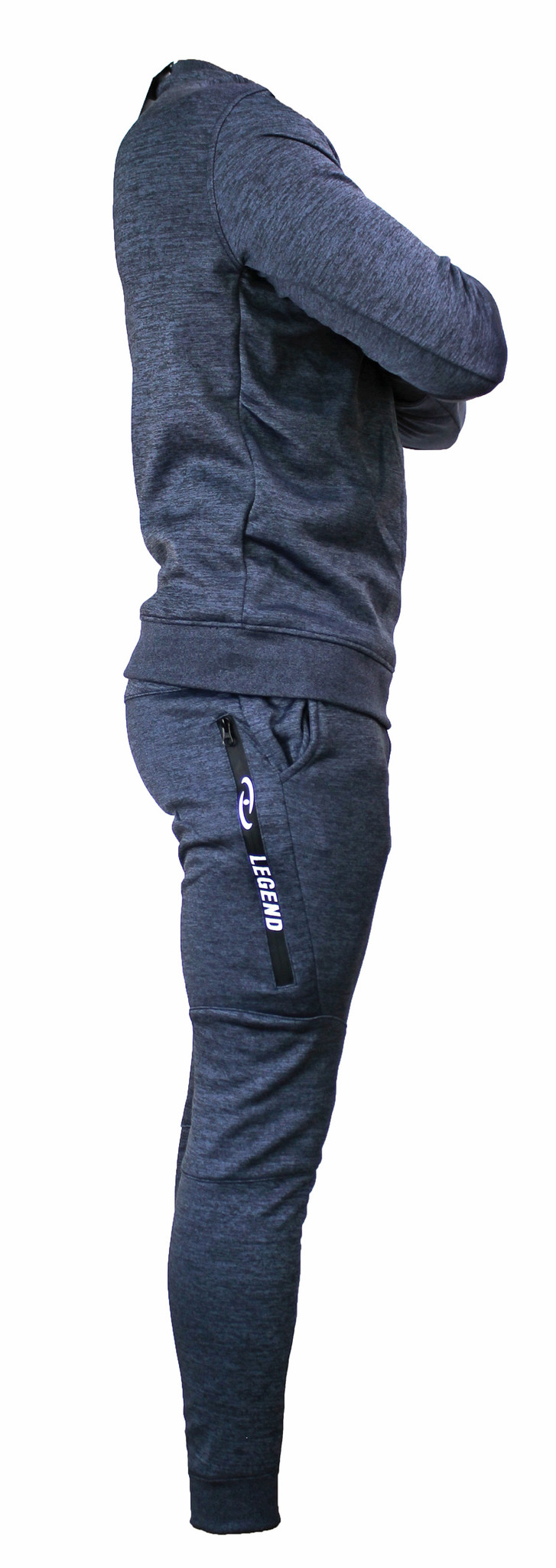 Joggingpak dames/heren met trui/sweater Navy Blauw