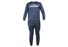 Joggingpak Sweater Kids/Volwassenen Navy Blauw SlimFit Polyester