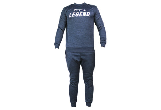 Joggingpak met Sweater Kids/Volwassenen Navy Blauw SlimFit Polyester
