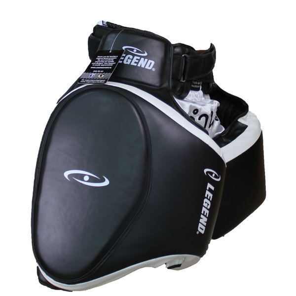 Leg Protector Black/White PU