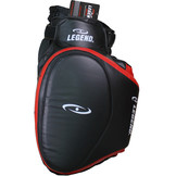 Leg Protector Zwart/Rood PU