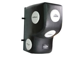 Bokszak voor aan de Muur Zwart Panda Hide leather™