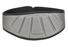 Fitness Riem Support Heren/Dames Grijs Mesh