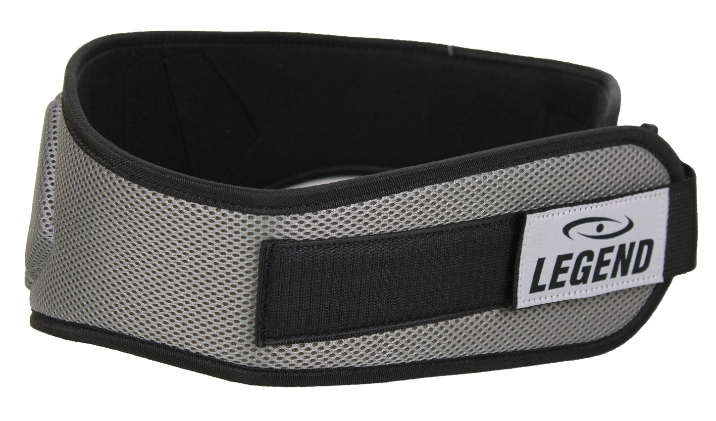 Fitness Belt Support Men/Women Gray Mesh