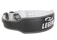 Powerlift Riem Heren/Dames Zwart Leer