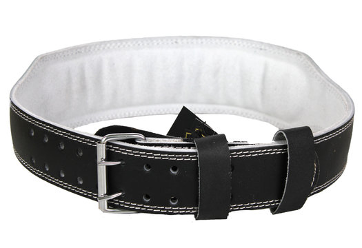 Fitness Riem Heren/Dames Zwart Leer