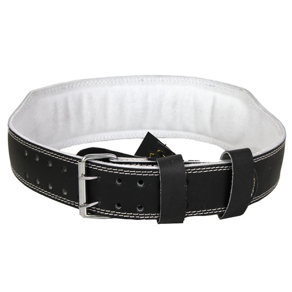 Fitness Belt Men/Women Black Leather