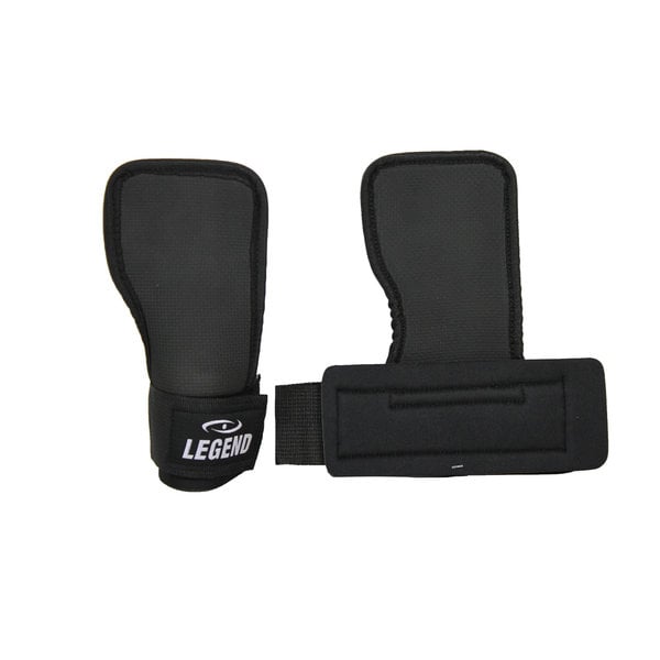 Fitness Gloves FlapGrip Men/Women Black Cotton