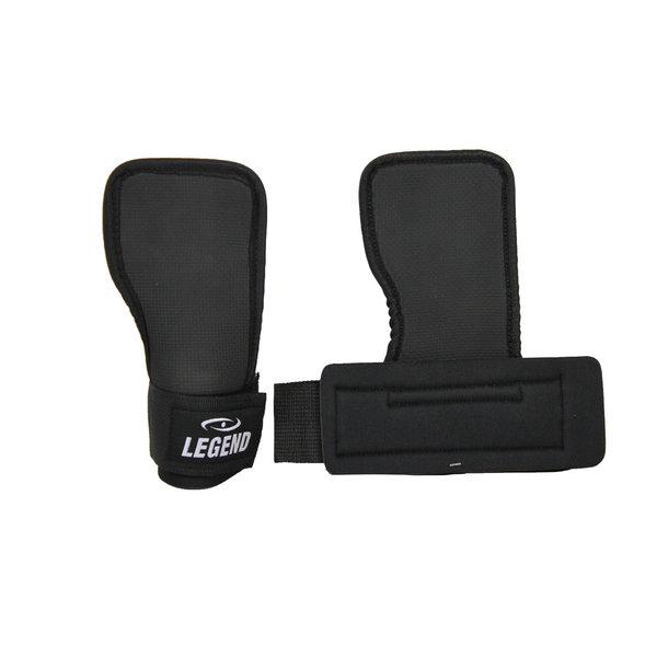 Fitness Handschoenen FlapGrip Heren/Dames Zwart Katoen Fitness Handschoenen FlapGrip Heren/Dames Zwart Katoen