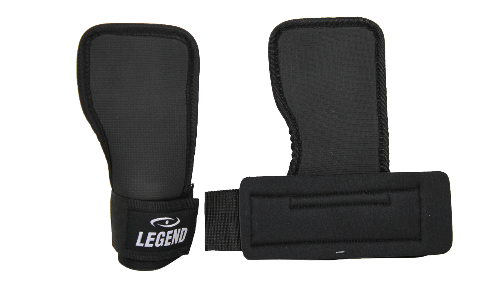 Fitness Handschoenen FlapGrip Heren/Dames Zwart Katoen Fitness Handschoenen FlapGrip Heren/Dames Zwart Katoen