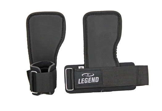 Fitness Handschoenen FlapGrip Heren/Dames Zwart Katoen